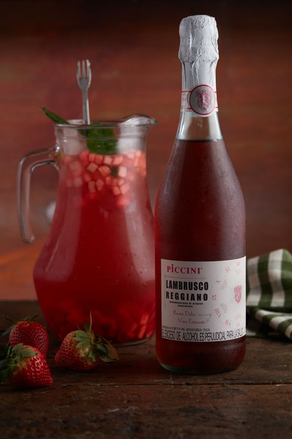 Sangría Lambrusco Rose Madurando