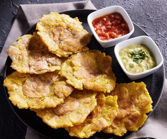 Patacones de la casa